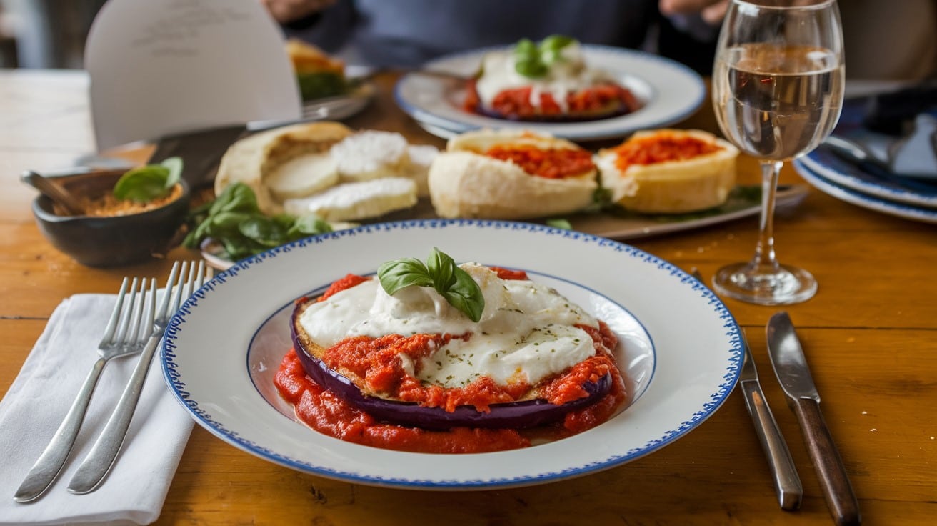 Aubergine parmesan