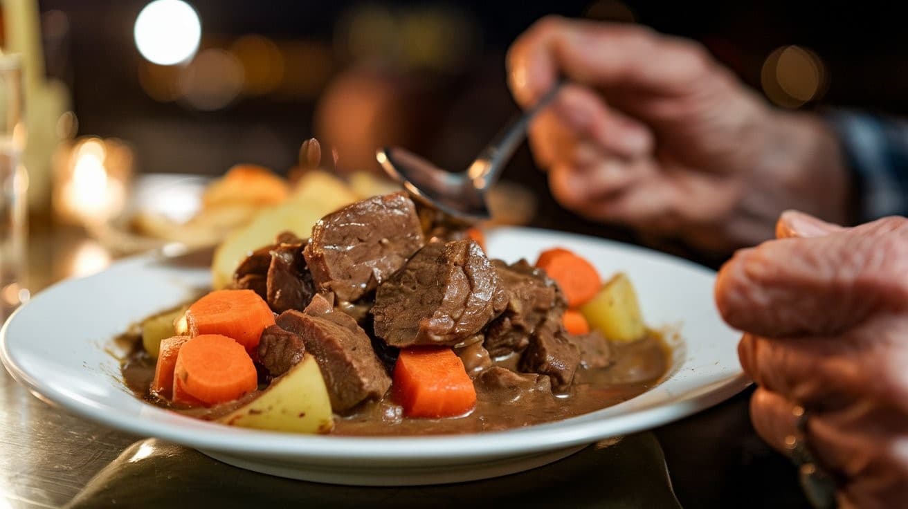 Beef stew with carrot & potato