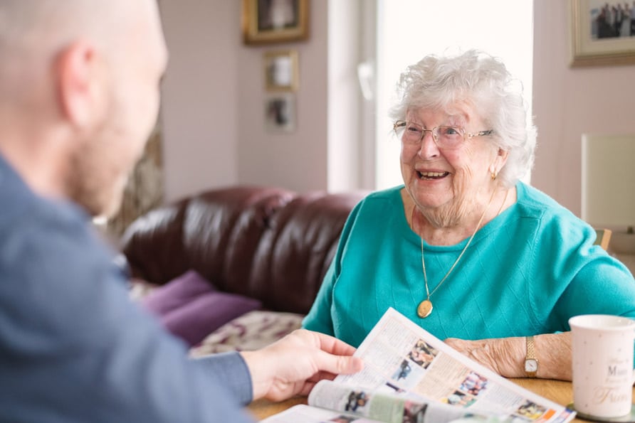 Elderly sitting services