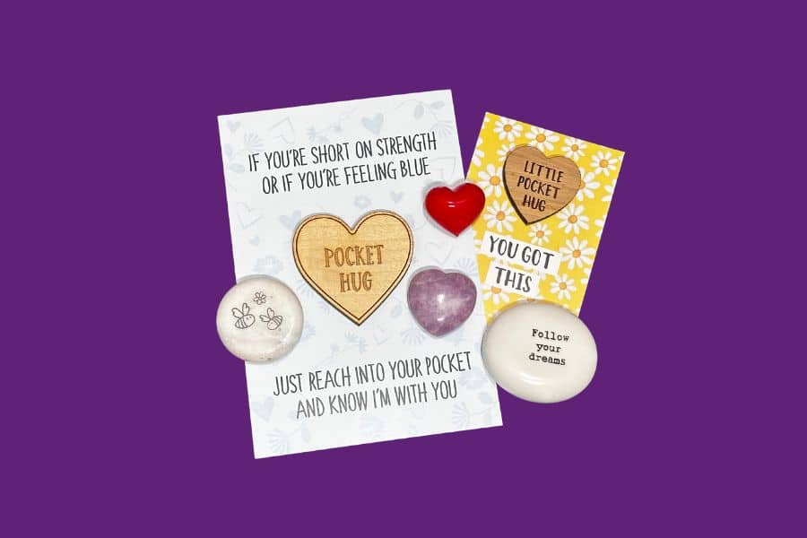 Worry stones as gifts for older women