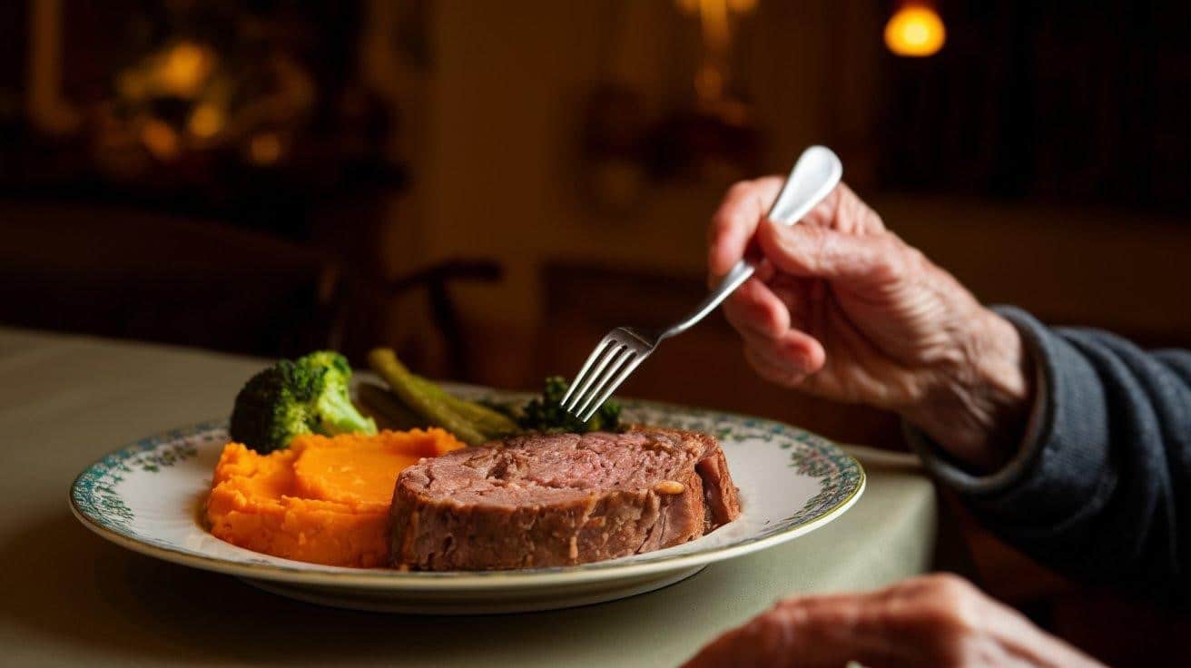 Meatloaf with vegetables