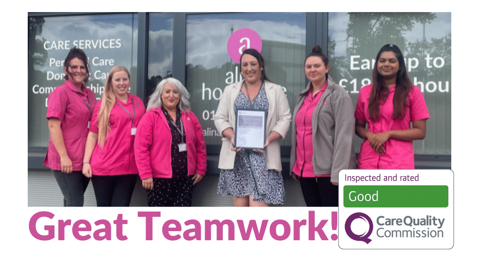 Poole Team with CQC report
