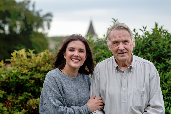 Image of private Carer and client