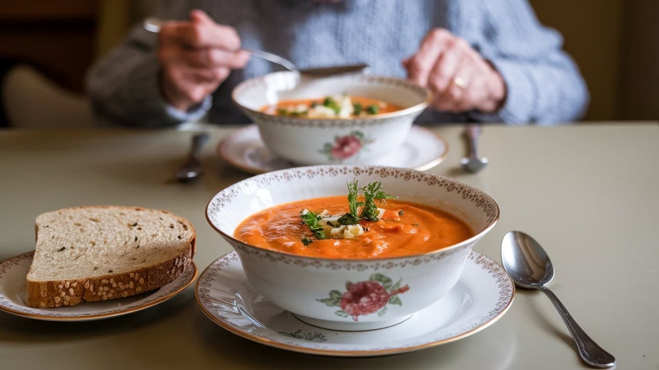 Pureed vegetable soup