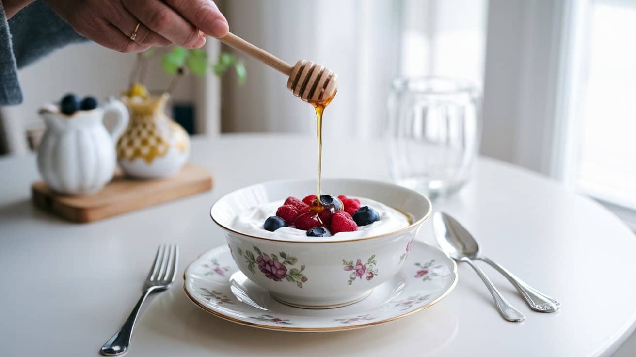 Yogurt with fruit & honey
