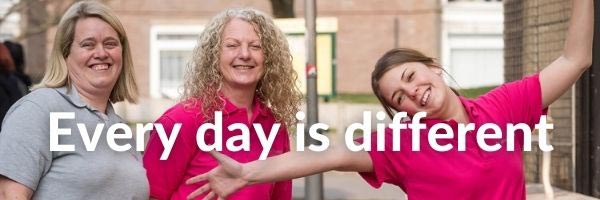Care worker jobs are different every day
